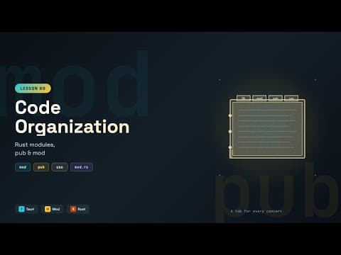 Rust Modules in Tauri: Organize Your Code Like a Pro! 🦀