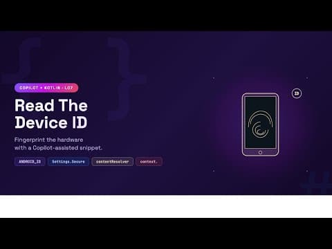 Kotlin Copilot: Jetpack compose get device ID