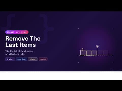Kotlin: Remove last items from list and array