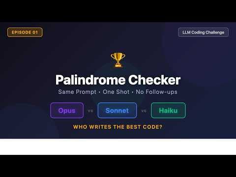 3 AI Models, 1 Prompt: Who Writes Better Code? (Claude Coding Challenge)
