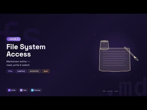 Build a Markdown Editor with Compose Desktop: File Access | Tutorial #5