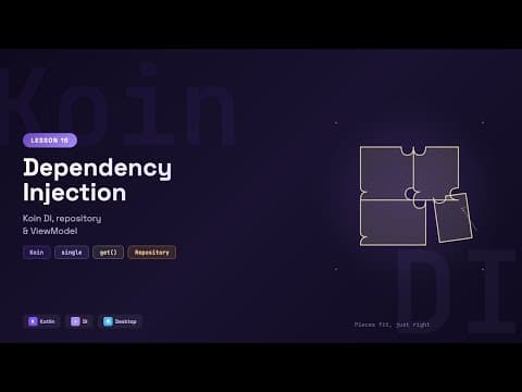 Koin DI, Repository Pattern & ViewModel in Kotlin Compose Desktop | Lesson 16