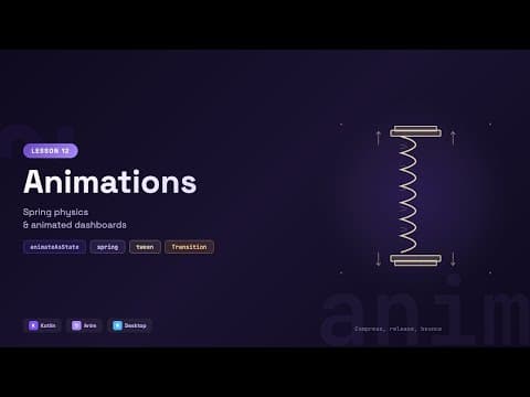 Build an Animated Dashboard with Spring Physics | Kotlin Desktop #1