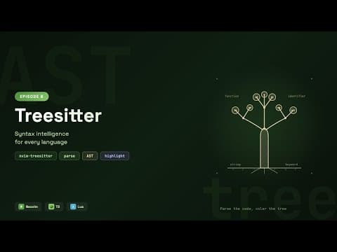 Treesitter from Scratch — Syntax Highlighting, Text Objects & Code Folding | Episode 8