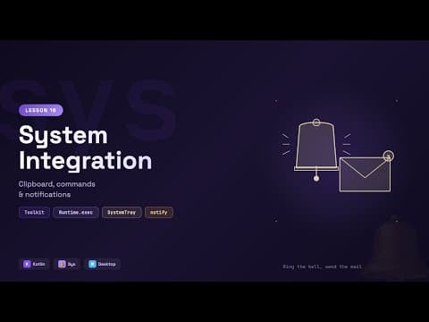 System Integration: Clipboard, Commands & Notifications | Kotlin Desktop #18