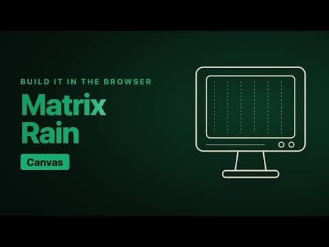 Matrix Digital Rain Effect in JavaScript (Canvas)