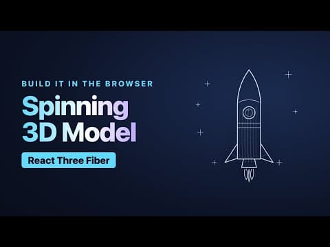Add a Spinning 3D Model to Your React Site (R3F)