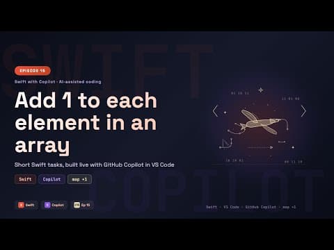 Swift: Add 1 to each element in the array