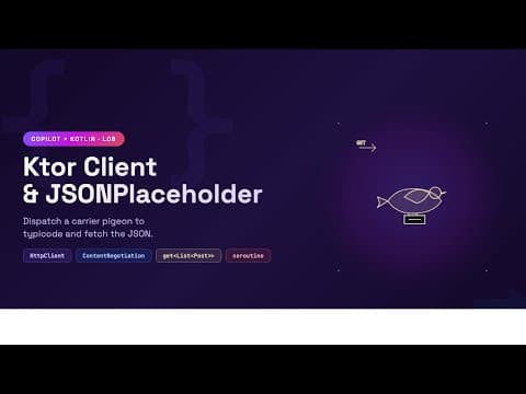 Ktor Client: Set up ktor client and get data from typicode