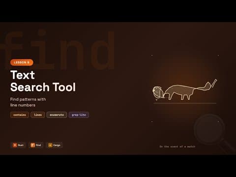 Rust Text Search Tool Tutorial | Find Patterns with Line Numbers | Rust by Examples #9