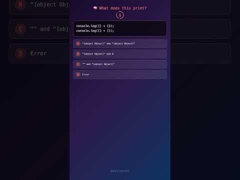 JS Puzzle #shorts #quiz