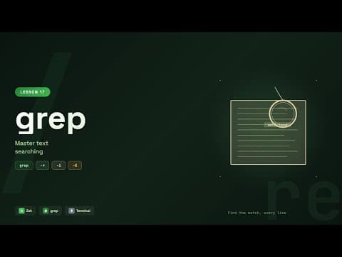 Zsh Shell Tutorial #17: Master grep for Text Searching