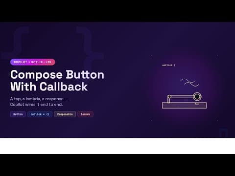 Jetpack Compose: Create a button with a callback