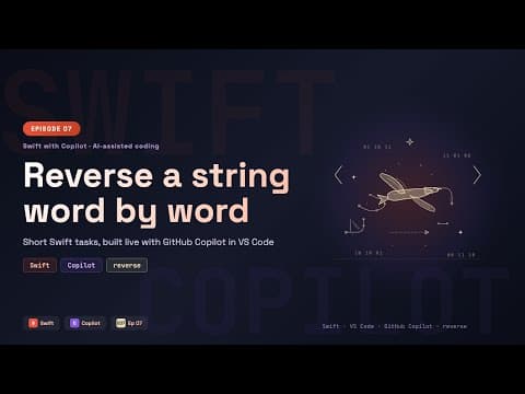 Swift reverse a string word by word