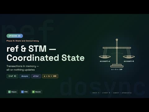 Clojure for Beginners: Clojure ref and STM — Coordinated State with dosync and alter