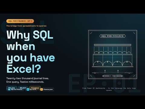 SQL for Finance: Why SQL When You Have Excel: SQLite, AtlasParts, First Query