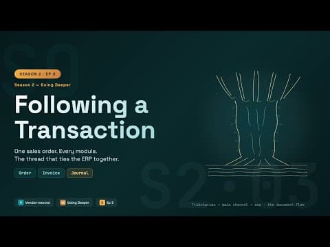 ERP for Beginners: Following a Transaction — One Sales Order, Every Module