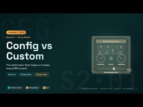 ERP for Beginners: Customisation vs Configuration — the ERP Make-or-Break