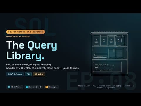SQL for Finance