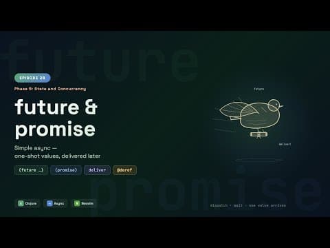 Clojure for Beginners: Clojure future and promise — Simple Async with @deref and deliver