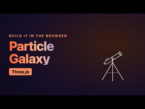 Make a Spinning Particle Galaxy in Three.js (TypeScript)